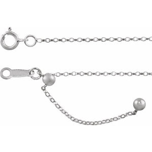 Jean Joaillerie Minimalist 1mm Rolo Chain Threader Necklace In Sterling Silver